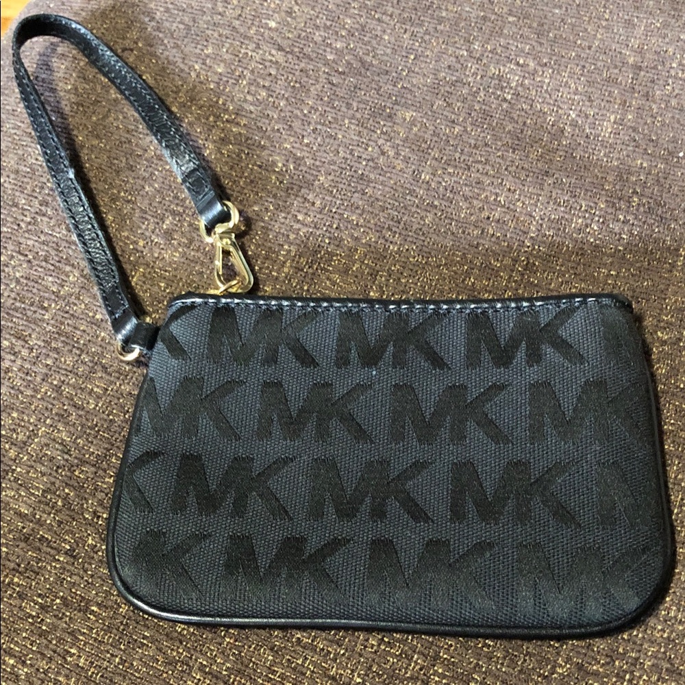 Michael Kors Black Wristlet